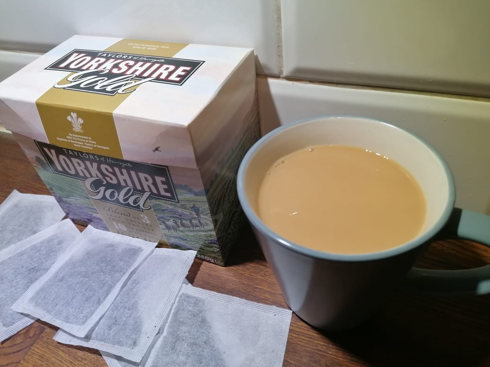 Why do British people drink tea with milk? Tell a Story